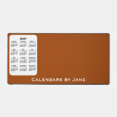 2024 Saddle Brown Two Tone Calendar van Janz Bureaumat (Voorkant)