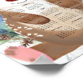 2024 Schattigee rendierkalender Poster (Hoek)