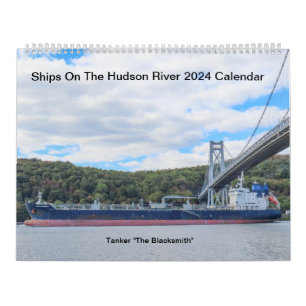 2024 Schepen op de Hudson River Kalender