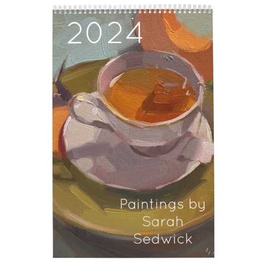 2024: Schilderijen van Sarah Sedwick Kalender (Hoes)