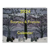 2024 Scotties en vrienden Kalender (Hoes)