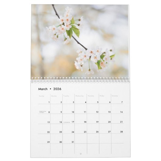 2024 Seizoensgebonden Natuur Kalender (Mar 2026)