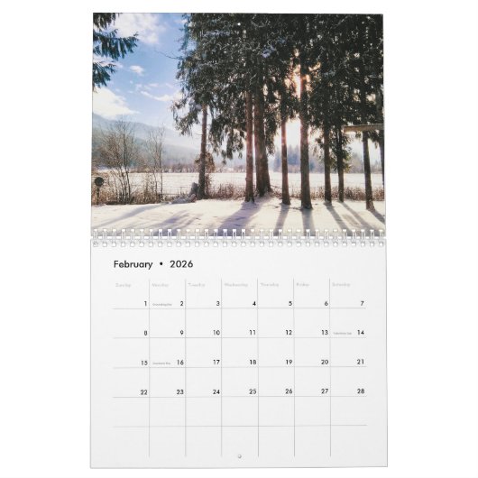 2024 Seizoensgebonden Natuur Kalender (Feb 2026)