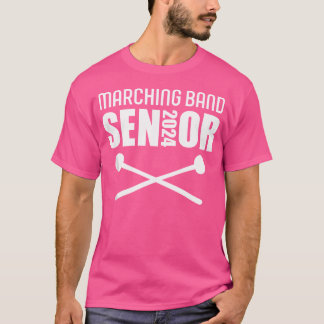 2024 Senior Bass Drum Class van 2024 Marching Band T-shirt