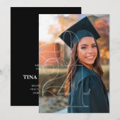 2024 Senior Foto Afstuderen Aankondiging (Voorkant / Achterkant)