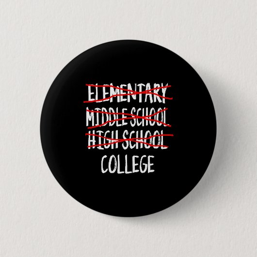 2024 shirt voor eindexamen middelbare school - gra ronde button 5,7 cm (Voorkant)