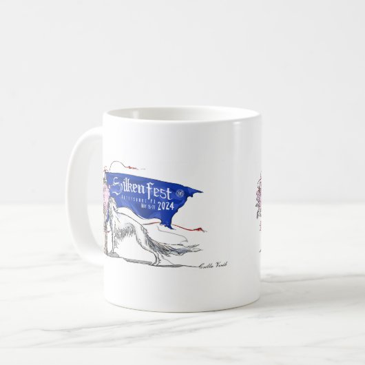 2024 Silkenfest logo mok (Voorkant links)