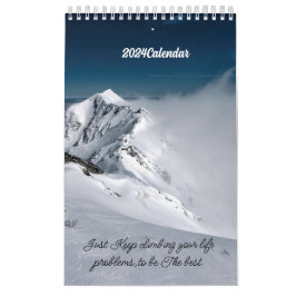 2024 Sneeuwbergen Liefhebbers Kalender