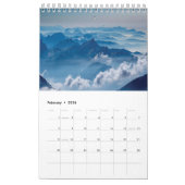 2024 Sneeuwbergen Liefhebbers Kalender (Feb 2026)