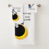 2024 Solar Eclipse Survival Edition Bad Handdoek (Insitu)