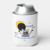 2024 Solar Eclipse Survival Edition Blikjeskoeler (Blikje Voorkant)