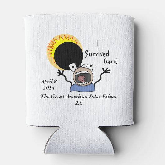 2024 Solar Eclipse Survival Edition Blikjeskoeler (Achterkant)