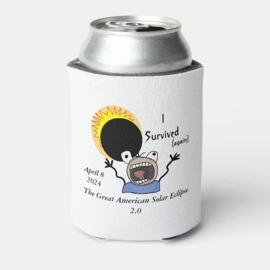 2024 Solar Eclipse Survival Edition Blikjeskoeler (Blikje Achterkant)