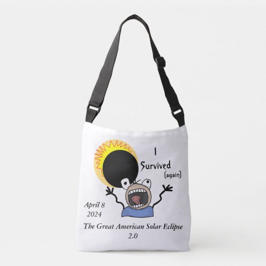2024 Solar Eclipse Survival Edition Crossbody Tas (Voorkant)