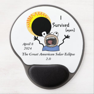 2024 Solar Eclipse Survival Edition Gel Muismat