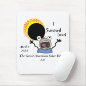2024 Solar Eclipse Survival Edition Muismat (Met muis)