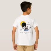 2024 Solar Eclipse Survival Edition T-shirt (Achterkant volledig)