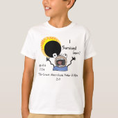 2024 Solar Eclipse Survival Edition T-shirt (Voorkant)