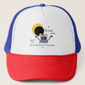 2024 Solar Eclipse Survival Edition Trucker Pet (Voorkant)