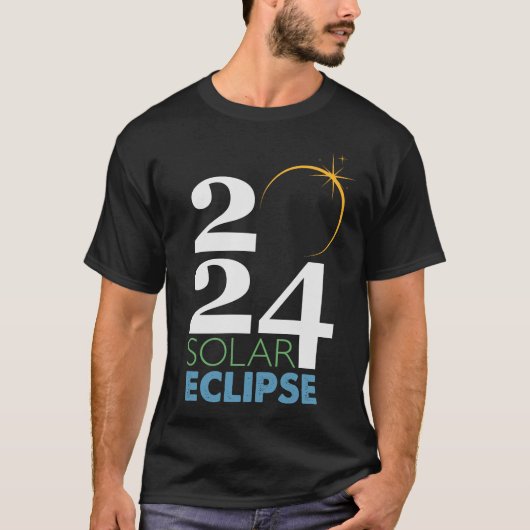 2024 Solar Eclipse T-shirt (Voorkant)