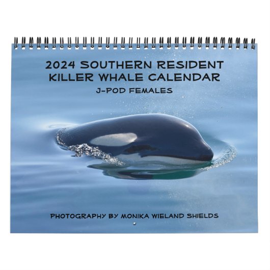 2024 Southern Resident Killer Whale Kalender (Hoes)