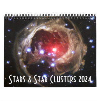 2024 Space Astronomy Star Clusters NASA Universum Kalender