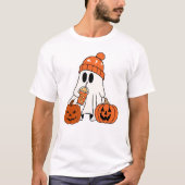 2024 Spooky Vibe Classic Ghost T-shirt (Voorkant)