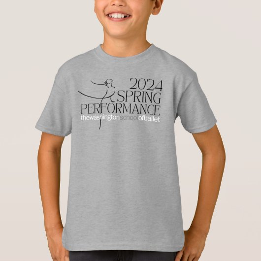 2024 Spring Performance Kinder Tshirt (Voorkant)