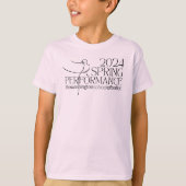 2024 Spring Performance Kinder Tshirt in Blossom (Voorkant)