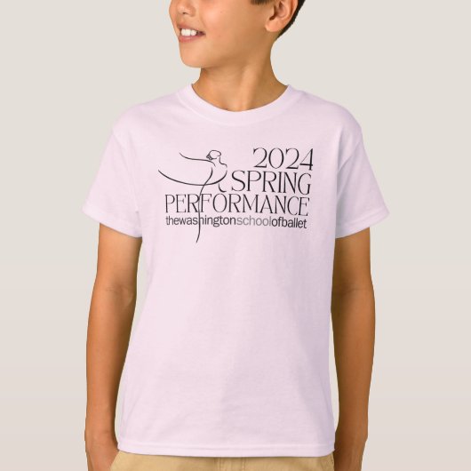 2024 Spring Performance Kinder Tshirt in Blossom (Voorkant)