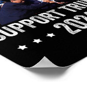 2024 - Steun Trump - Bid voor Amerika Poster (Hoek)