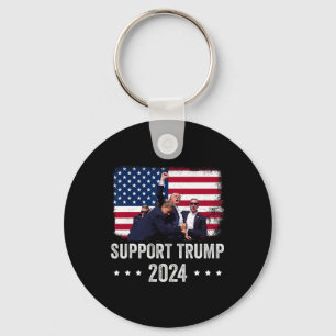 2024 - Steun Trump - Bid voor Amerika Sleutelhanger