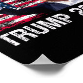 2024 Strijd - Trump President Verkiezing Poster (Hoek)