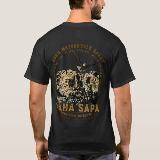 2024 Sturgis Black Hills Motorcycle Rally T-shirt (Achterkant)