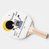 2024 Survival Edition voor zonne-energie Tafeltennisbatje (Zijkant)