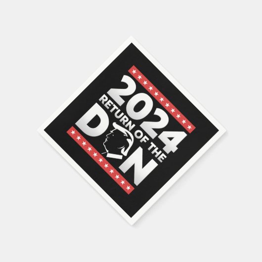 2024 Terugkeer Van De Don Trump 45 47 Amerikaanse  Servet (Hoek)