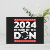 2024 Terugkeer van de Don Trump 45 47 US President Kaart (Staand voorkant)