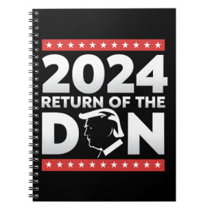 2024 Terugkeer Van De Don Trump 45 47 US President Notitieboek