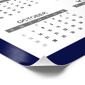 2024 Texas Bluebonnet Kalender Perfect Poster (Hoek)