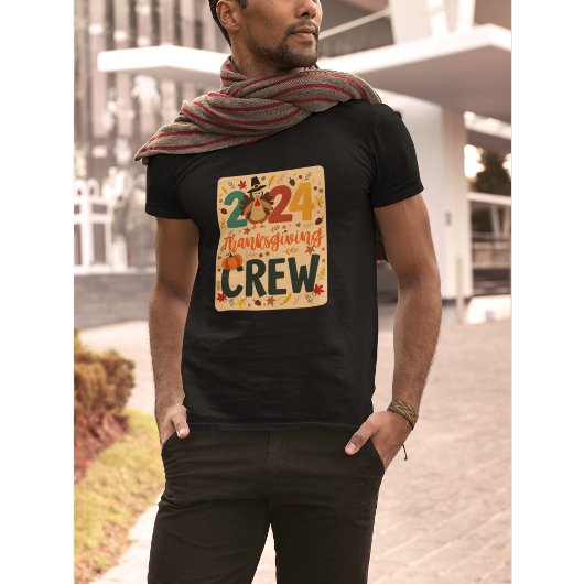 2024 Thanksgiving Crew Family Design Tri-Blend Shirt