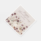 2024 Thanksgiving Diner Pompoen Wildflower Servet (Hoek)