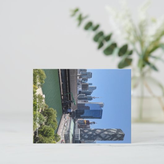 2024 Toronto Waterfront Ansichtkaart door RoseWrit Briefkaart (Staand voorkant)