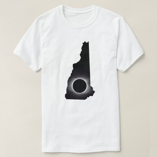 2024 Totaal zonne-energie New Hampshire T-Shirt (Design voorkant)