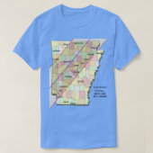 2024 Totaal Zonneclipse Arkansas Pad 8 april 2022 T-shirt (Design voorkant)