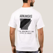 2024 Totaal zonnecrisis Arkansas T-Shirt (Achterkant)