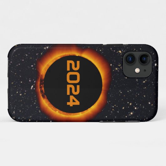 2024 Totaal zonnecrispdatum Starry Sky Case-Mate iPhone Case (Achterkant (horizontaal))
