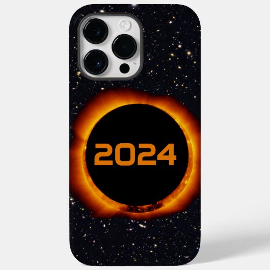 2024 Totaal zonnecrispdatum Starry Sky Case-Mate iPhone Case (Achterkant)