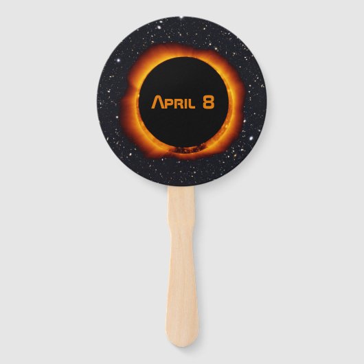 2024 Totaal zonnecrispdatum Starry Sky Handwaaier (Achterkant)