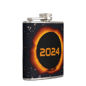 2024 Totaal zonnecrispdatum Starry Sky Heupfles (Rechts)