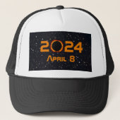 2024 Totaal zonnecrispdatum Starry Sky Trucker Pet (Voorkant)